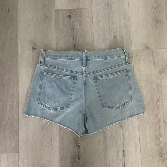 NWT Madewell Relaxed Denim Shorts Size 28 - Picture 4 of 12